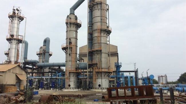Esta planta carbonato de sodio no tiene emisiones de CO2. Foto: BBC Mundo
