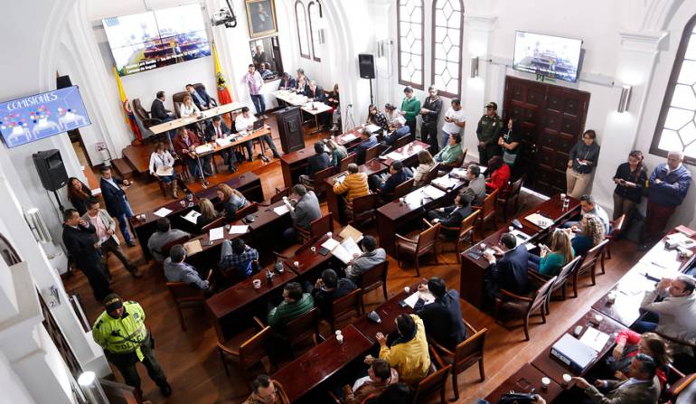 Concejo de Bogotá. Foto: Colprensa