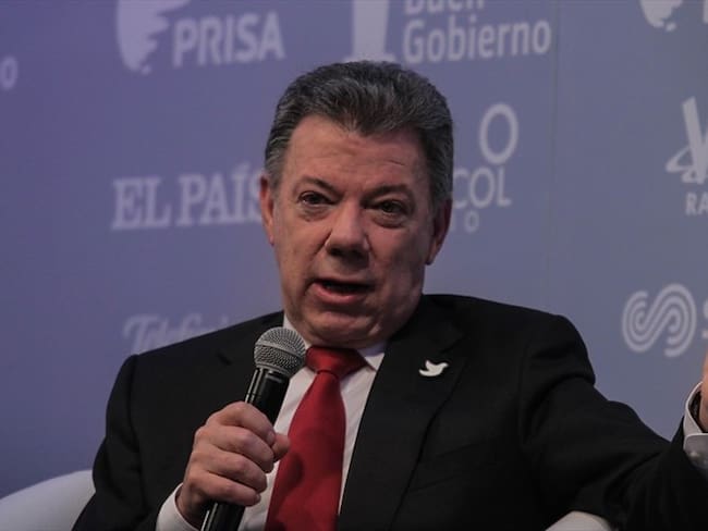 Juan Manuel Santos, presidente de la República. Foto: Colprensa - Sofía Toscano