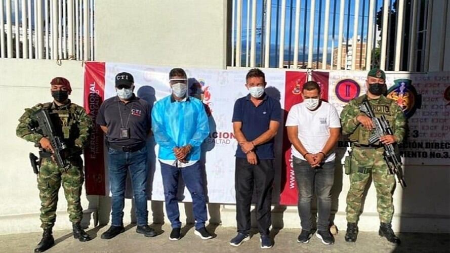 Capturan integrantes de una red transnacional dedicada al narcotráfico. Foto: Cortesía