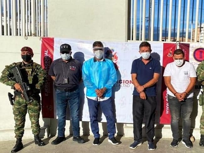 Capturan integrantes de una red transnacional dedicada al narcotráfico. Foto: Cortesía