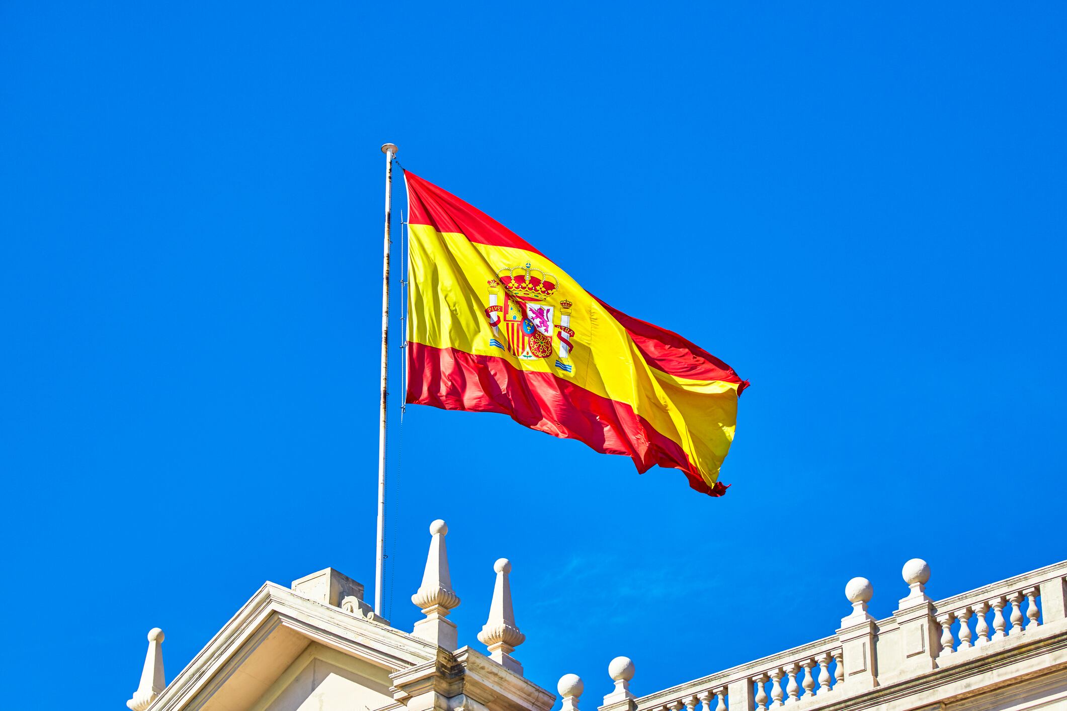 Bandera de España. Foto: Getty Images.
