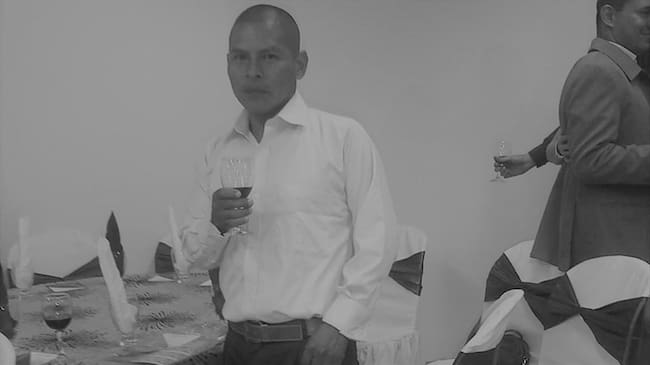 Florentino Toconás Mensa, docente del Resguardo Indígena de Canoas, vereda Las Vueltas en Santander de Quilichao . Foto: Cortesía Sucesos Cauca