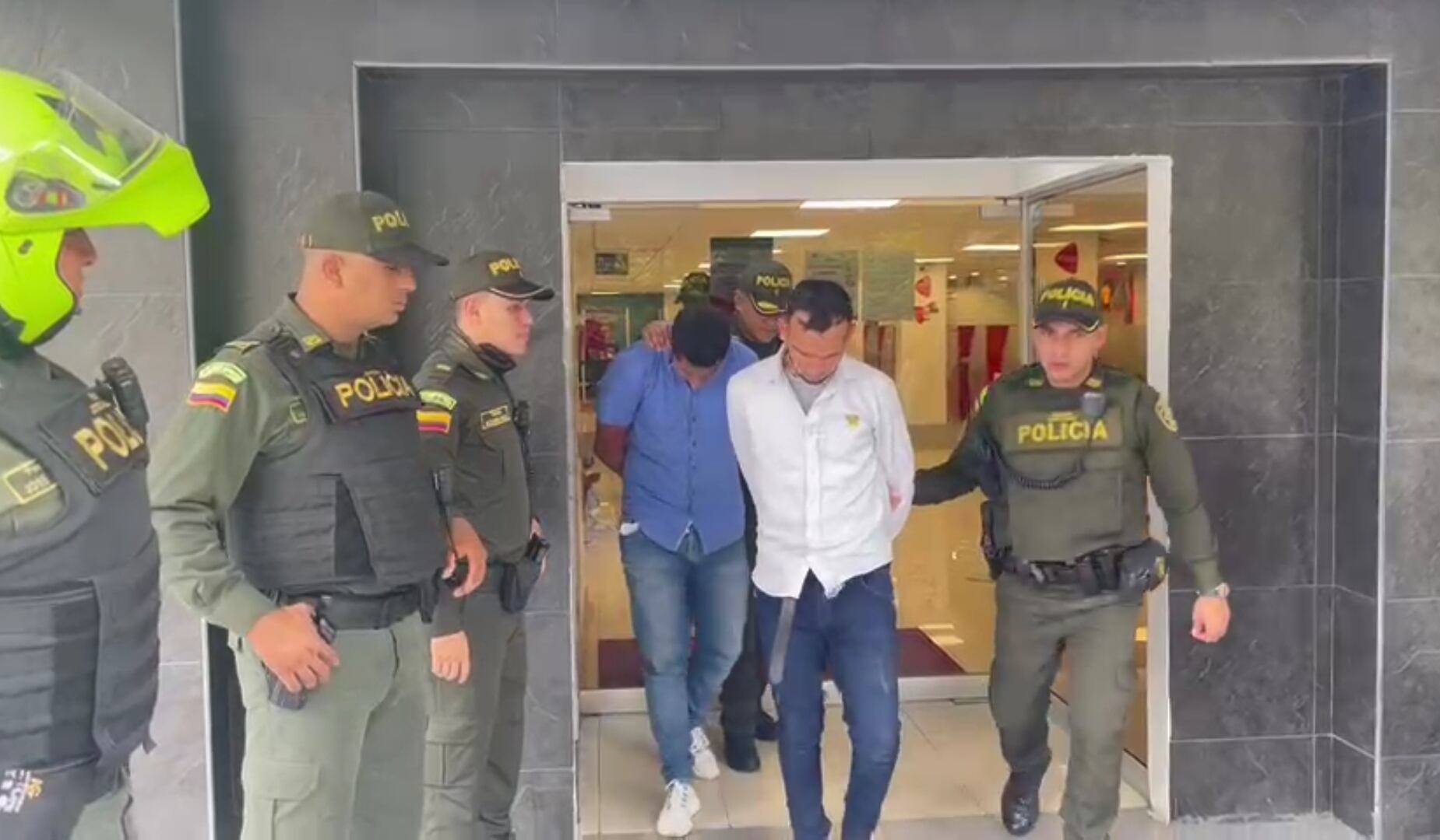 La reacción inmediata se generó por la alerta de la comunidad. Foto: Cortesía, Policía Metropolitana de Barranquilla.