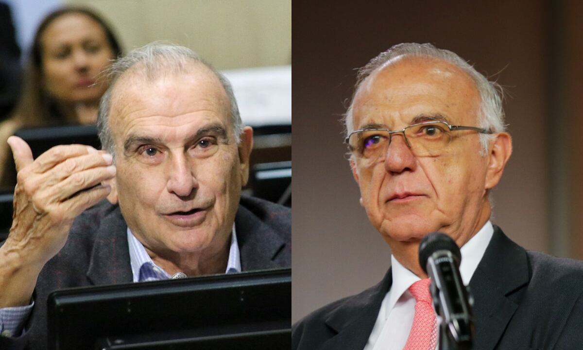 Humberto de la Calle e Iván Velásquez. Fotos: Colprensa