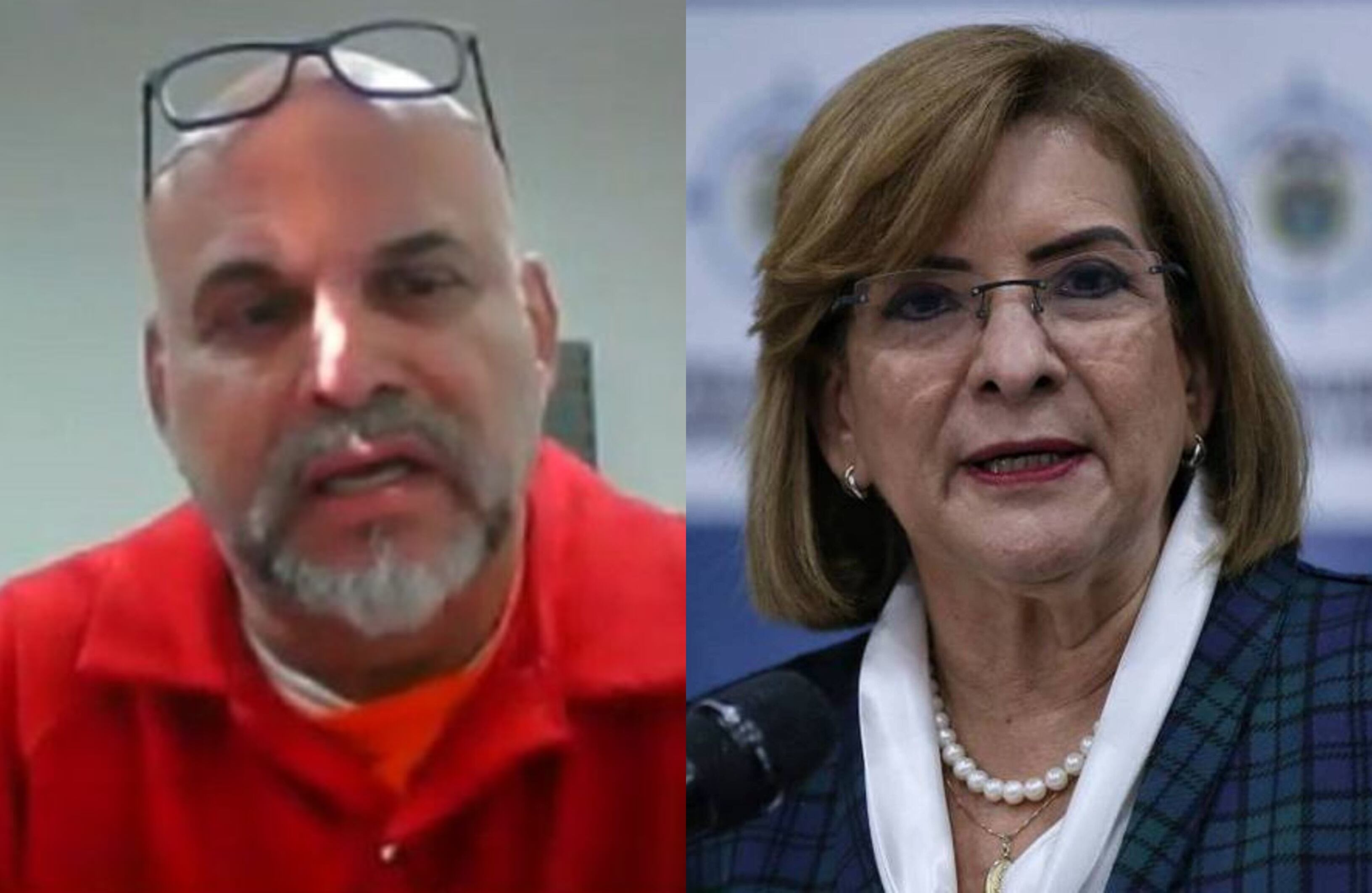 Salvatore Mancuso y Margarita Cabello. Fotos: JEP/Colprensa