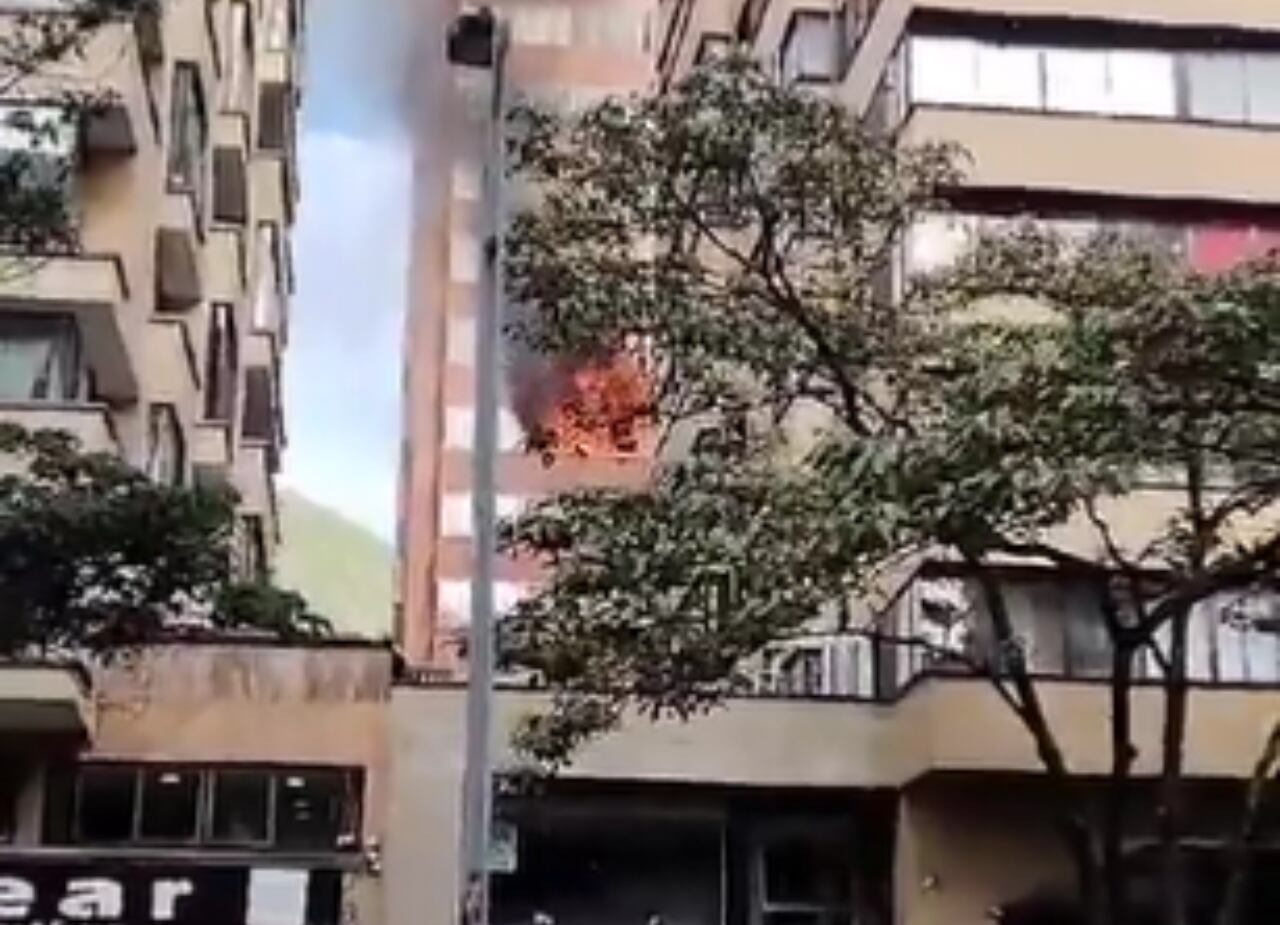 Incendio en Bogotá