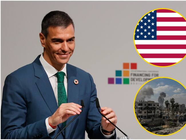 El presidente del gobierno español respaldó la propuesta estadounidense de paz para Gaza. Foto: EFE.