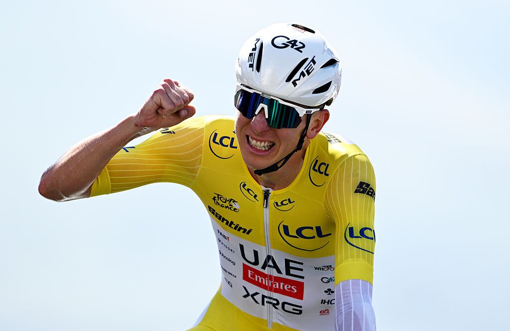 Tadej Pogacar. (Photo by Tim de Waele/Getty Images)