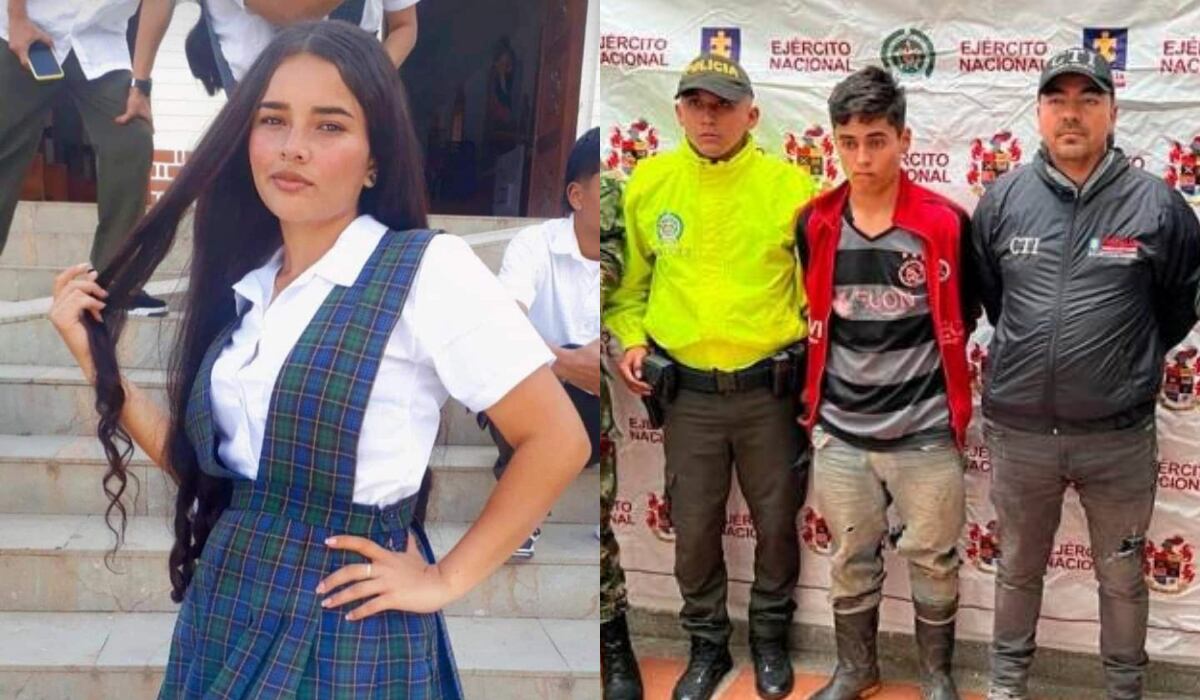 Paula Andrea Restrepo y captura de Carlos Arturo Mora Durán. Foto: redes sociales y Colprensa.