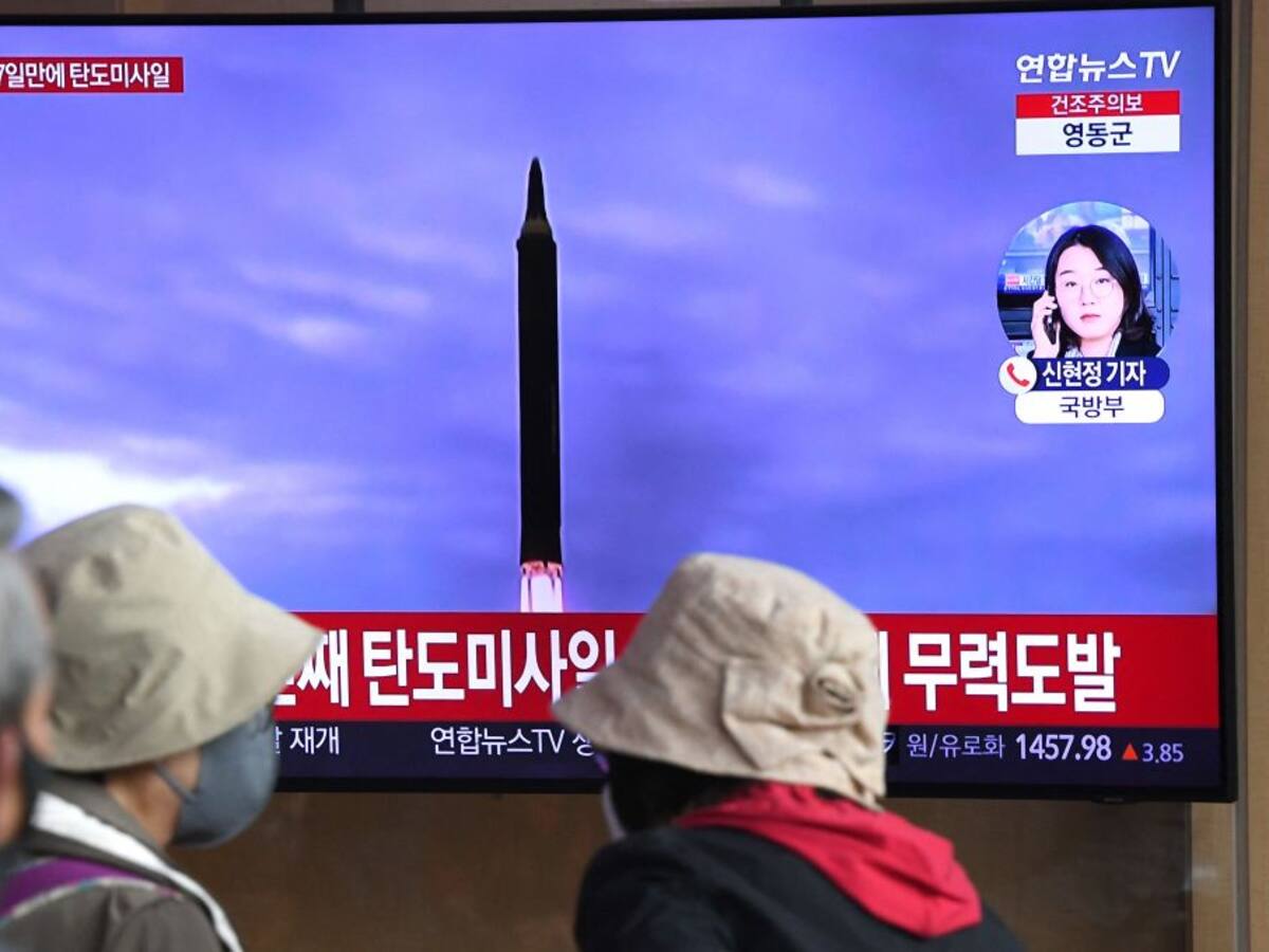 Corea del Norte lanzó un misil balístico sin identificar hacia el mar de Japón