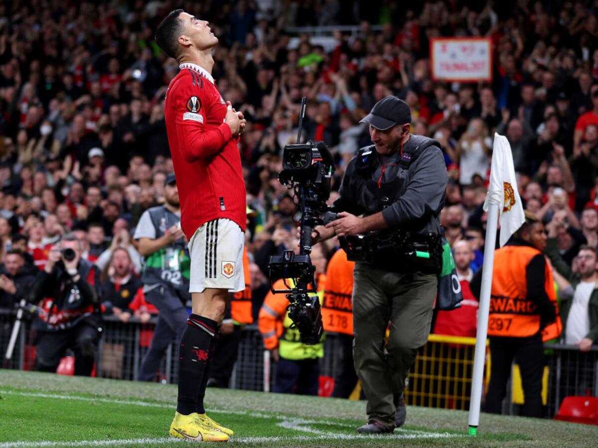 Manchester United le ganó 3-0 al Sheriff Tiraspol y Cristiano sonrió
