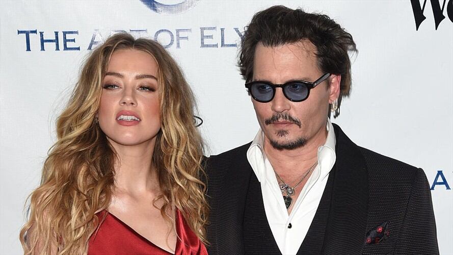 Johny Depp y Amber Heard. Foto: