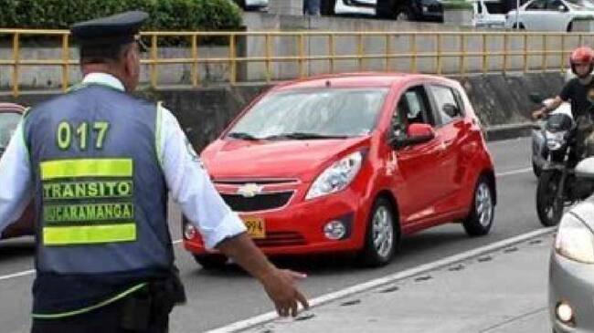 Tránsito Bucaramanga Foto:Alcaldía.