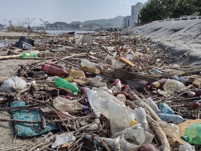 Un sofá y un parachoques navegaron por el río manzanares y llegaron a Santa Marta