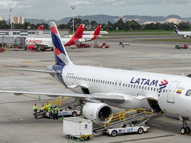 Imagen de referencia avión de Latam. Foto:  CORTESÍA  LATAM