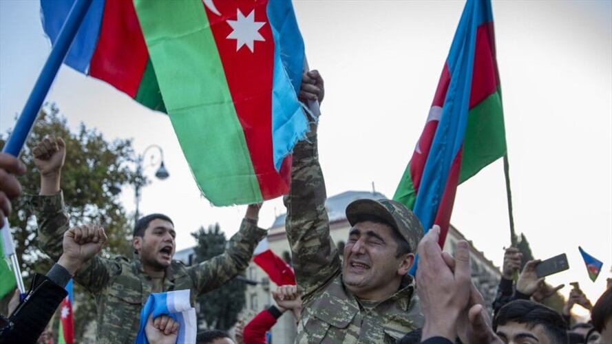 El anuncio comportó manifestaciones de alegría en Azerbaiyán. Foto: Getty Images