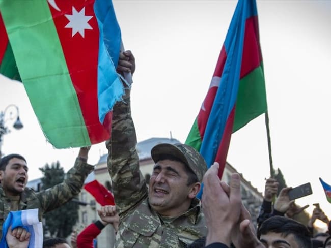 El anuncio comportó manifestaciones de alegría en Azerbaiyán. Foto: Getty Images