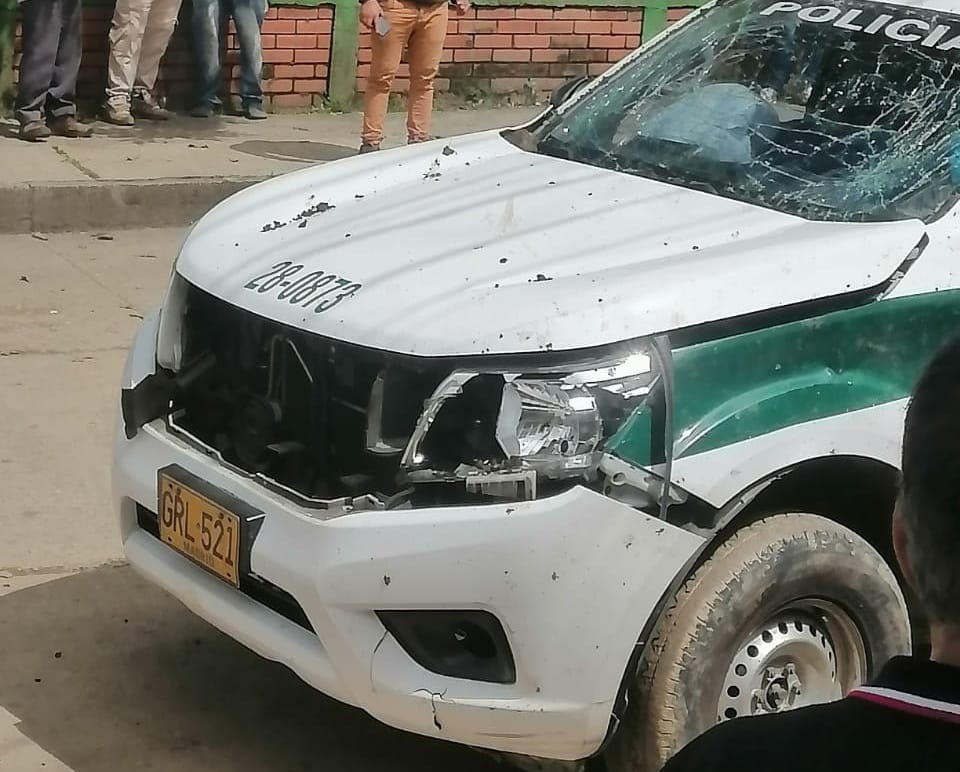 Hace pocos meses se registró otro ataque contra la Fuerza Pública en este sector. Crédito: Red de Apoyo Cauca.