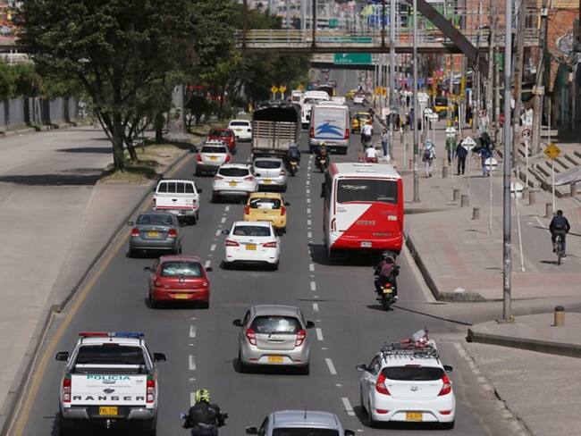 Estado de las vías entrada a Bogotá. Foto: Colprensa