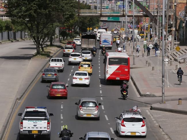 Estado de las vías entrada a Bogotá. Foto: Colprensa