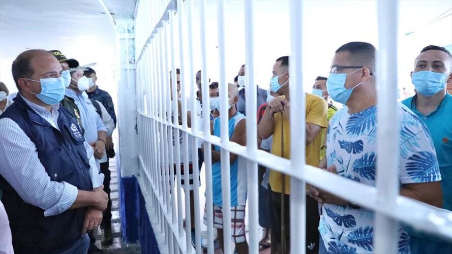 Hacinamiento en cárcel Las Mercedes y centros transitorios de Montería superaría el 700% .Foto: prensa Defensoría del Pueblo.