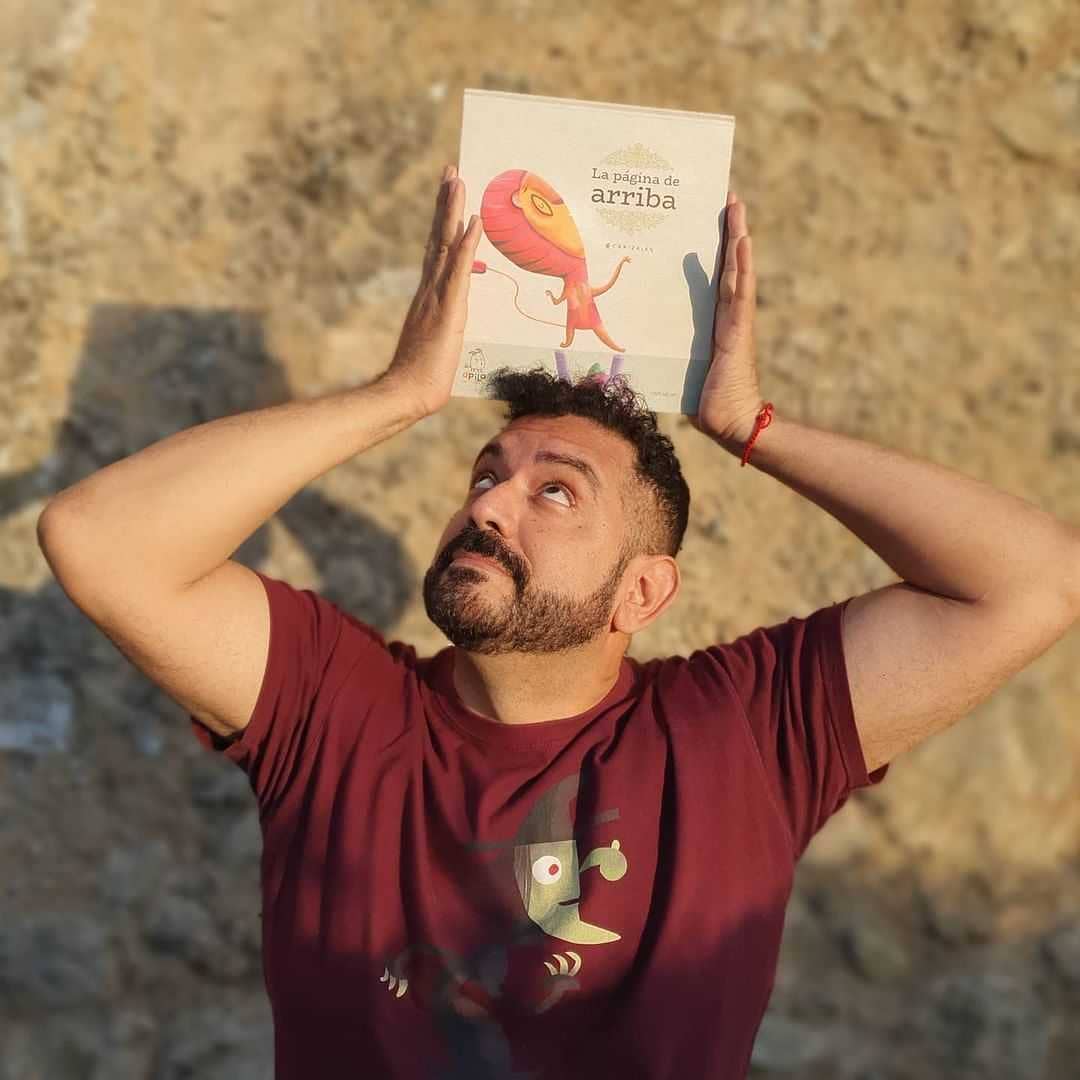 Ilustrador HJ Canizales. Foto: Facebook Canizales