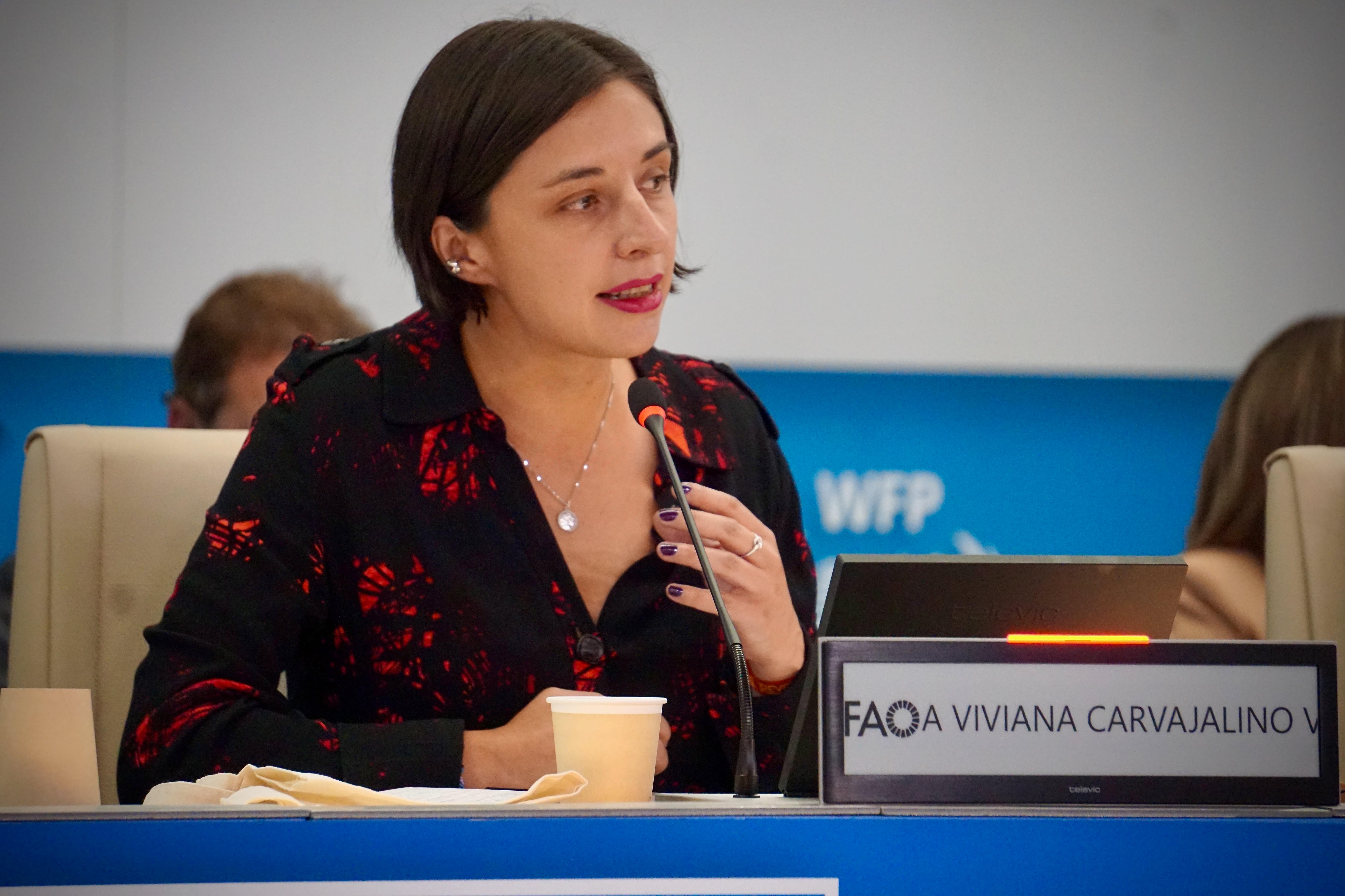 Martha Carvajalino, ministra de Agricultura. Foto: EFE.