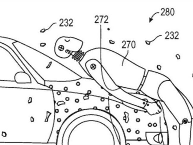 La víctima del accidente quedará pegada al auto de forma "casi instantánea". Foto: BBC Mundo/Google
