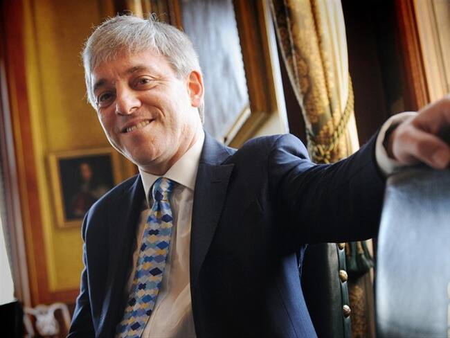 La W habló con Mr. Speaker, presidente del parlamento en el Reino Unido