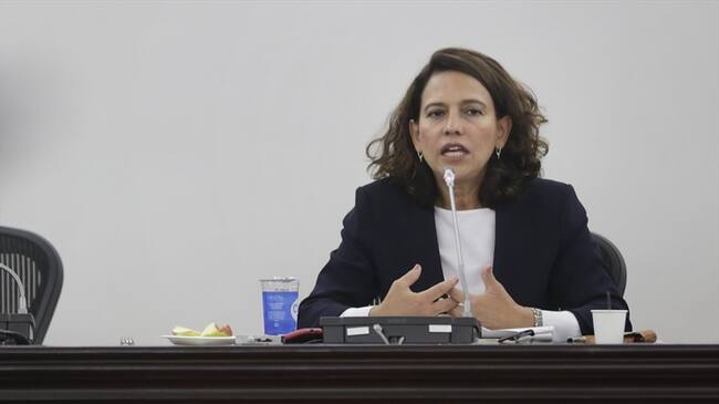 La ministra del Interior, Nancy Patricia Gutiérrez, presentará el mensaje de urgencia para los proyectos de ley que hacen parte del paquete anticorrupción. Foto: Colprensa