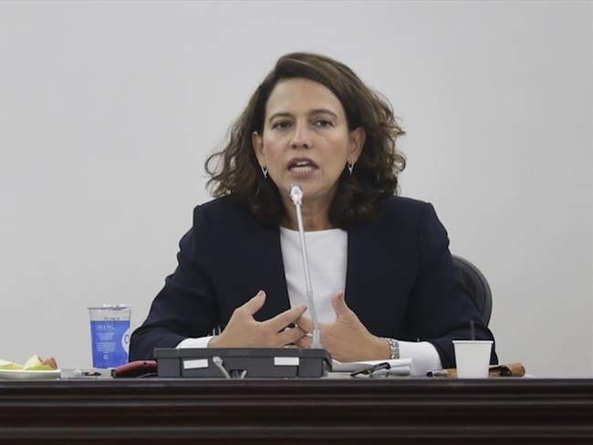 La ministra del Interior, Nancy Patricia Gutiérrez, presentará el mensaje de urgencia para los proyectos de ley que hacen parte del paquete anticorrupción. Foto: Colprensa