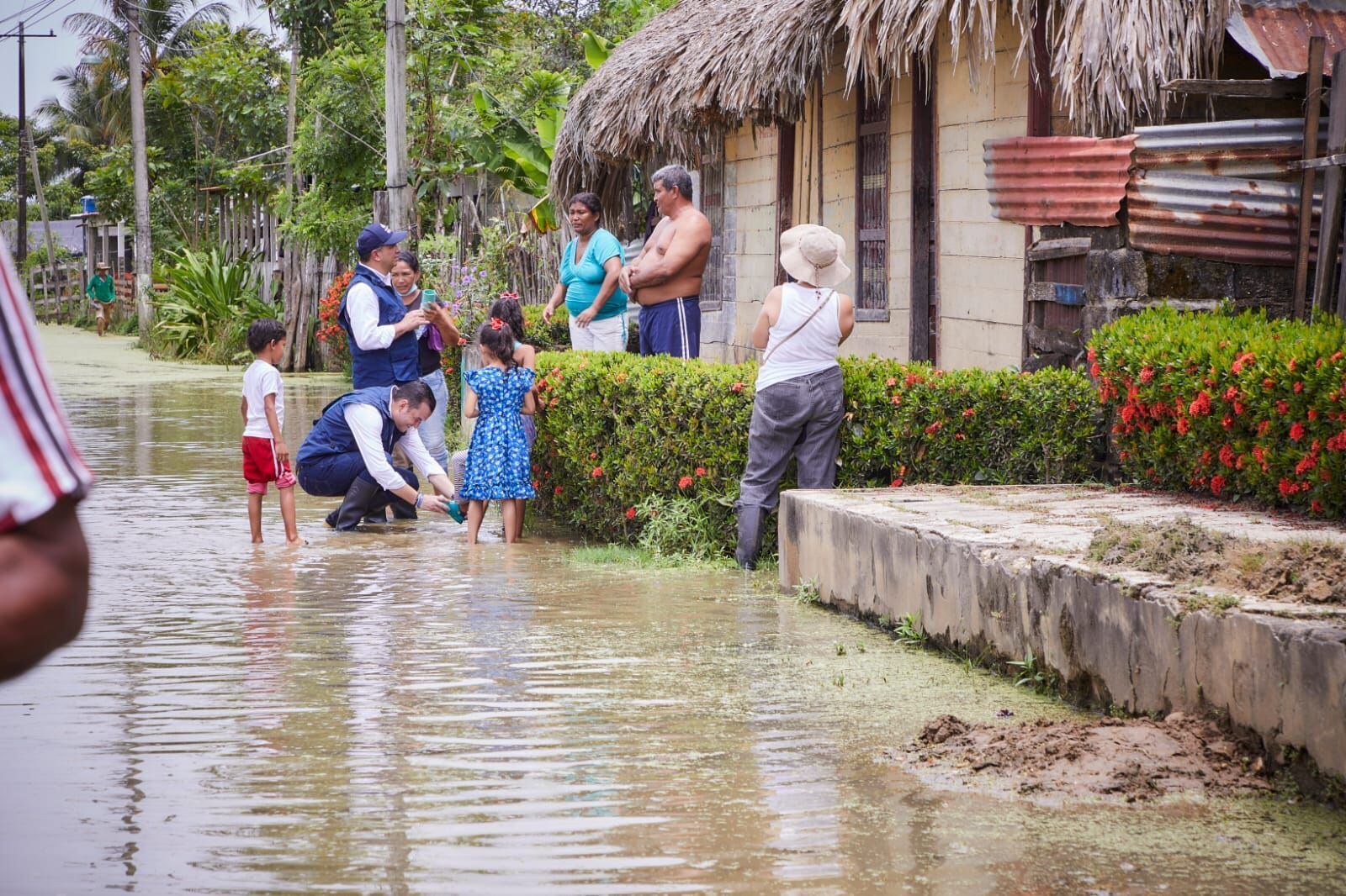 Inundaciones en Córdoba. Foto: prensa Defensoría del Pueblo.