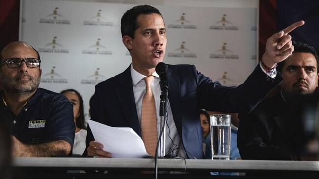 Juan Guaidó. Foto: Agencia Anadolu