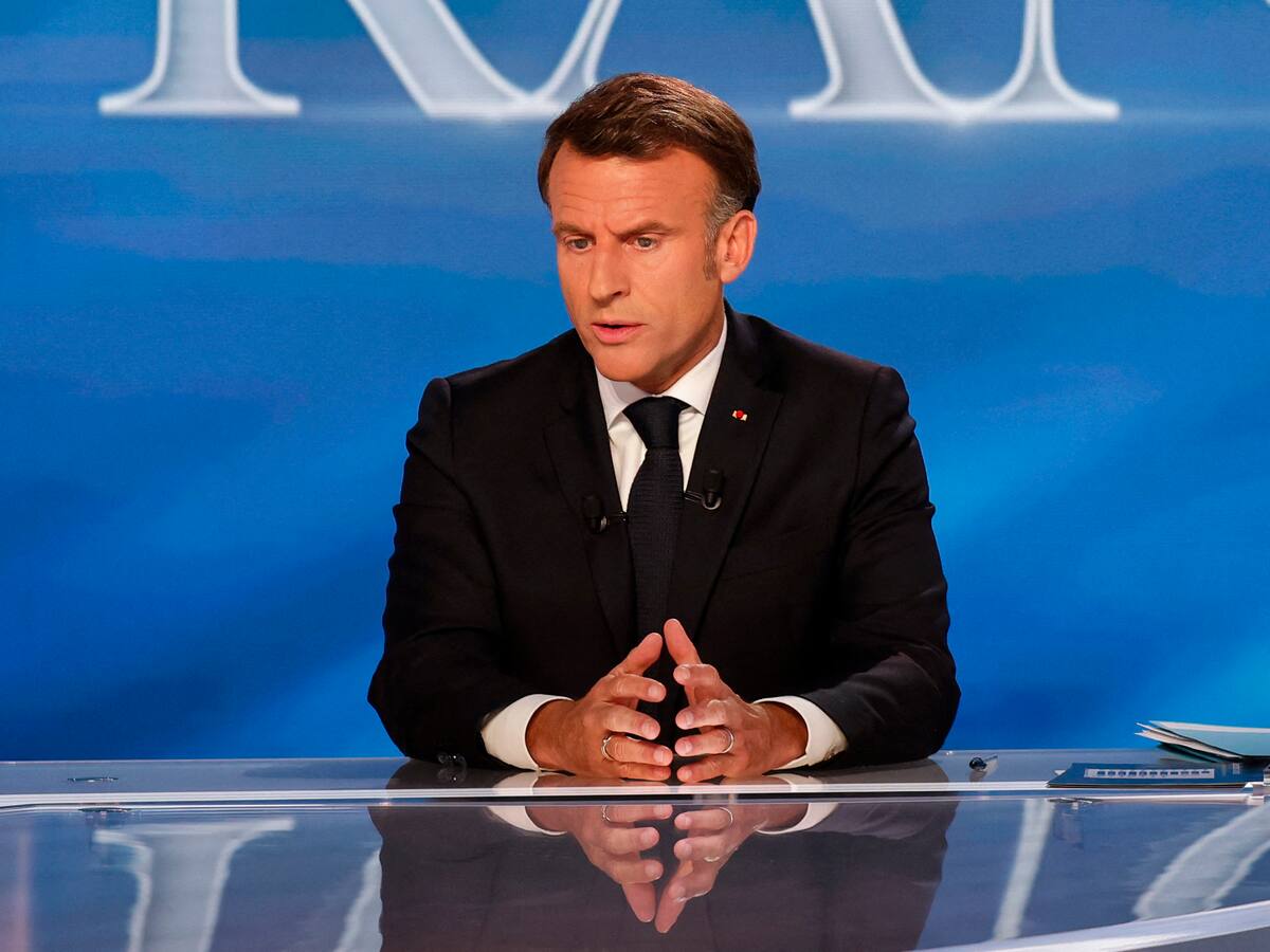 Presidente Macron: sancionar o no a Israel se pondrá encima de la mesa próximamente