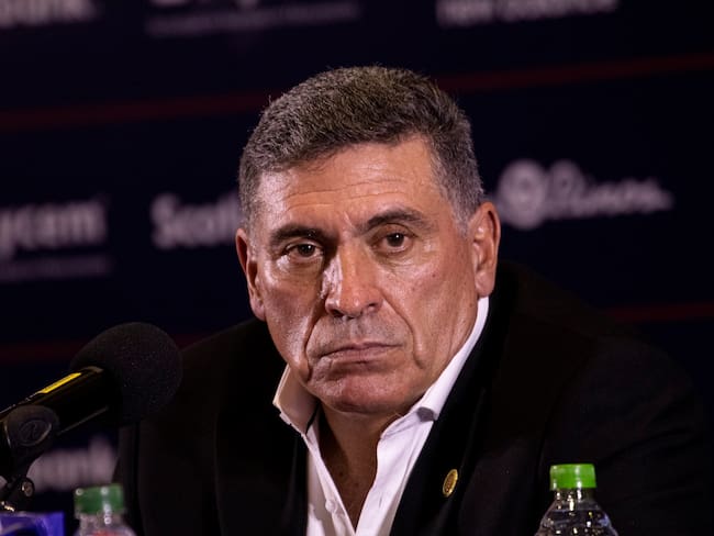 Luis Fernando Suárez, técnico de Costa Rica (Photo by Arnoldo Robert/Getty Images)