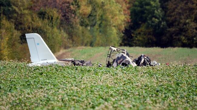 La aeronave, que cubría la ruta Bogotá – La Macarena (Meta), se vio obligada a detenerse en zonas verdes cercanas al Aeródromo. Foto: Getty Images