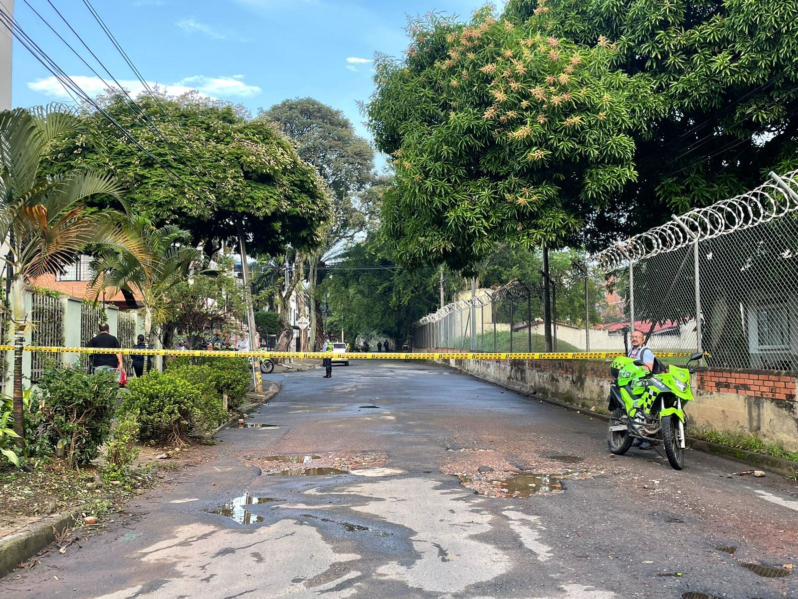 Ataque a Cantón Militar en Cali. Foto: W Radio