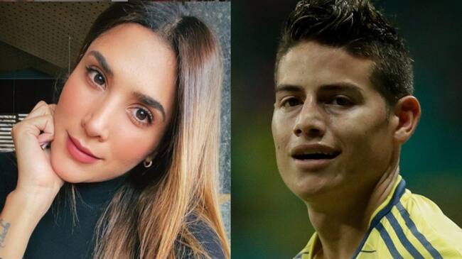 Modelo Daniela Ospina y jugador de la Selección Colombia James Rodríguez. Foto: Instagram: @ daniela_ospina5 / Colprensa – Diego Pineda