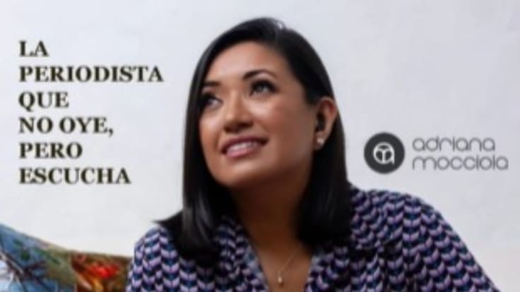 “Soy una periodista que perdió la audición, pero no los sueños”: Andrea Mocciola