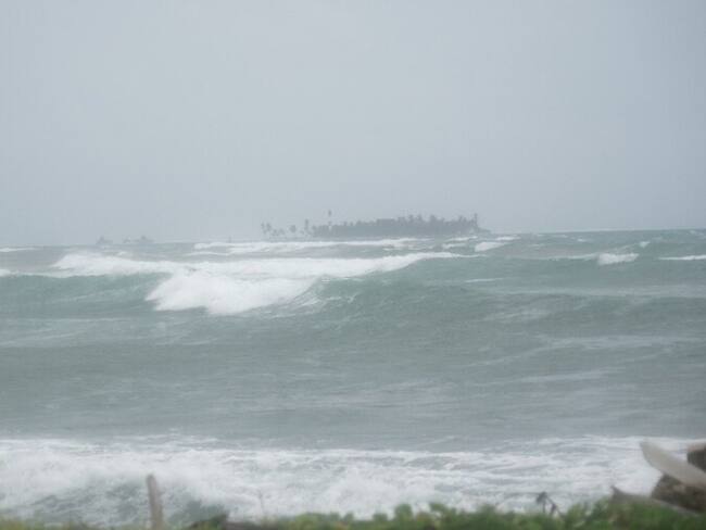 Tormenta tropical Bonnie en San Andrés y Providencia. Foto: Colprensa / Ideam