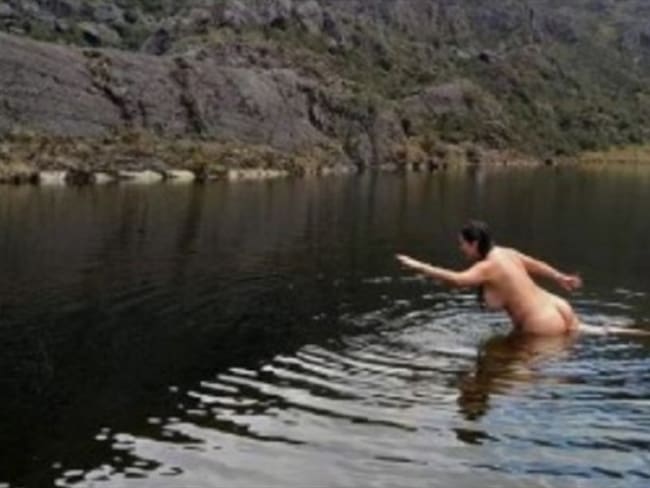 La mujer dijo que jamás tuvo la intención de afectar el páramo de Santurbán . Foto:tomado del instagram de Melocotona_reyes