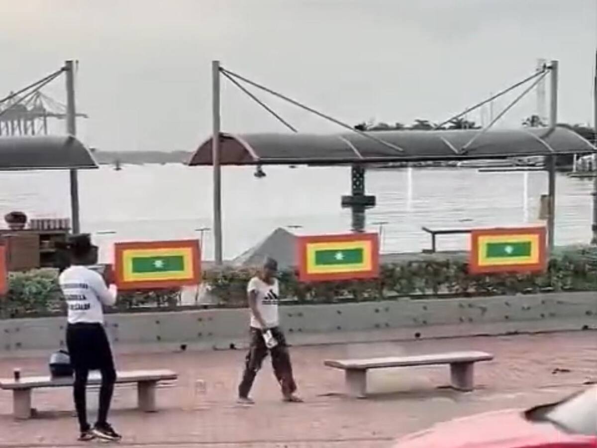 Desvinculan contratista del distrito por agredir a habitante de calle en el centro de Cartagena