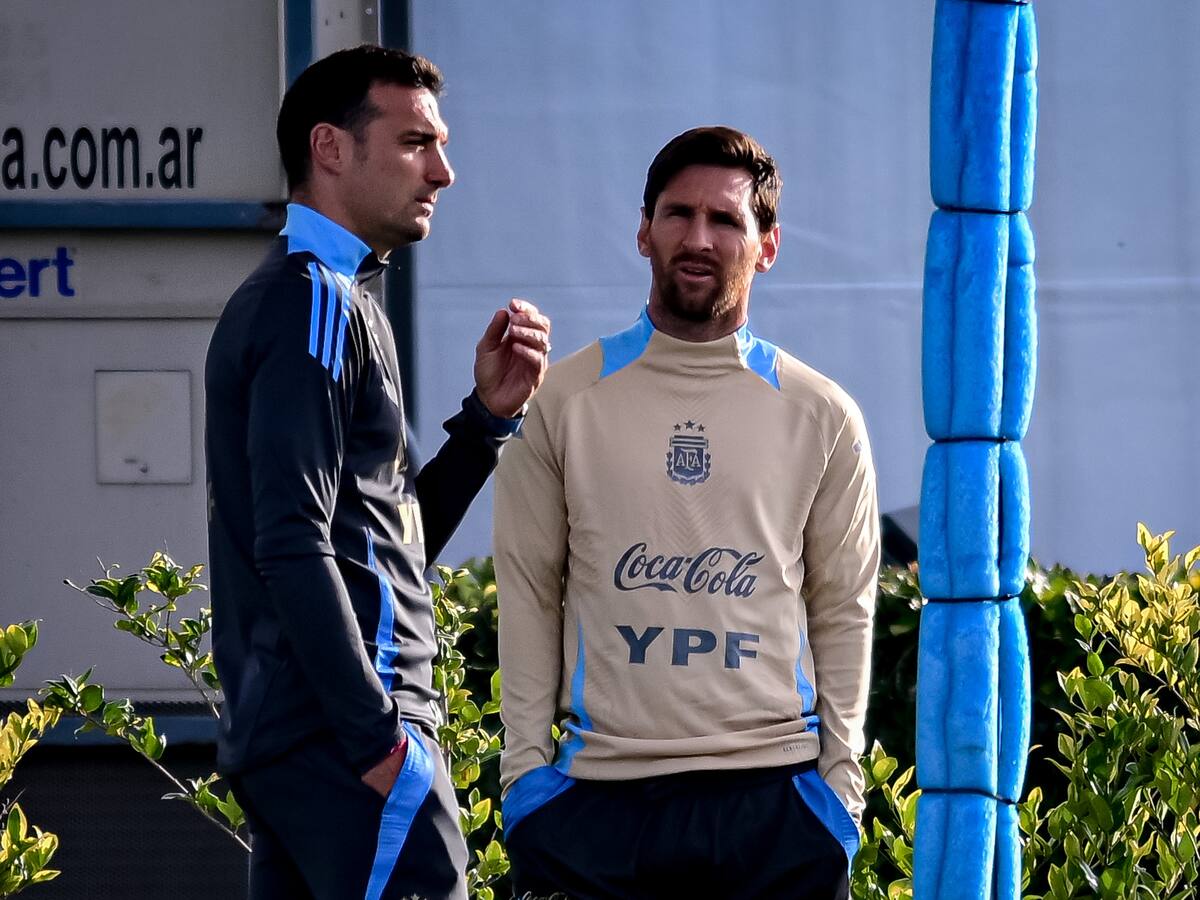 Scaloni confirmó a Lionel Messi como titular para el partido ante Colombia por Eliminatorias