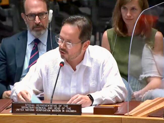 Jefe de la Misión de la ONU Carlos Ruiz Masieu. Foto cortesía: Misión de Naciones Unidas para el Acuerdo de Paz