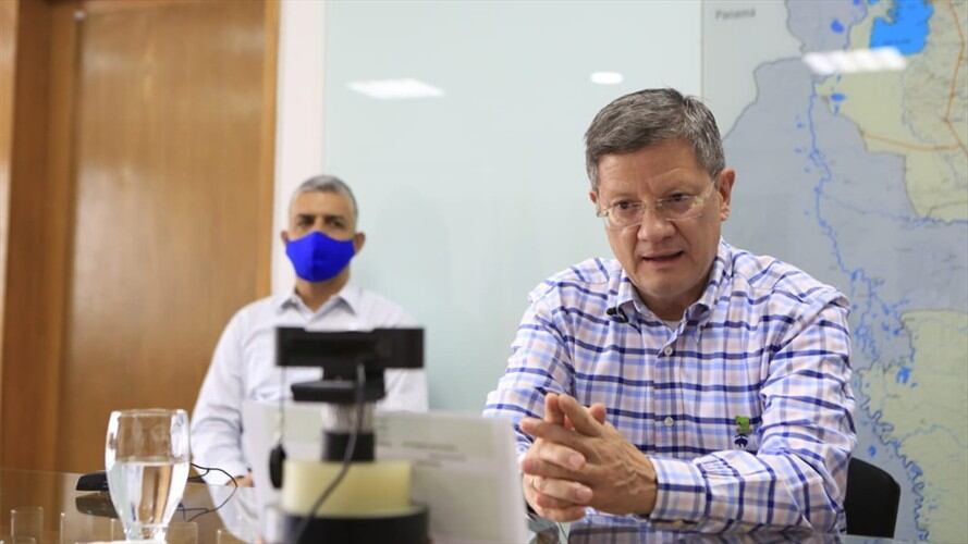 Luis Fernando Suárez, gobernador (e) de Antioquia. Cortesía Gobernación de Antioquia.