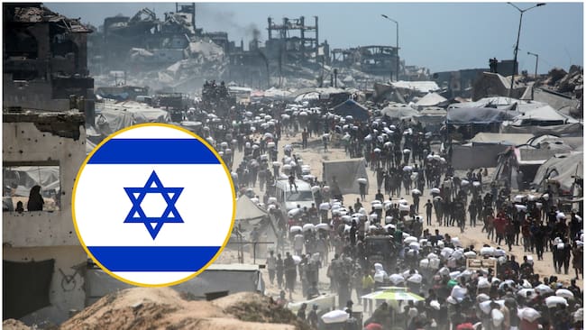 Israel abrió el paso de Zikim, el tercer cruce para el acceso de ayuda humanitaria en Gaza. Foto: AFP.
