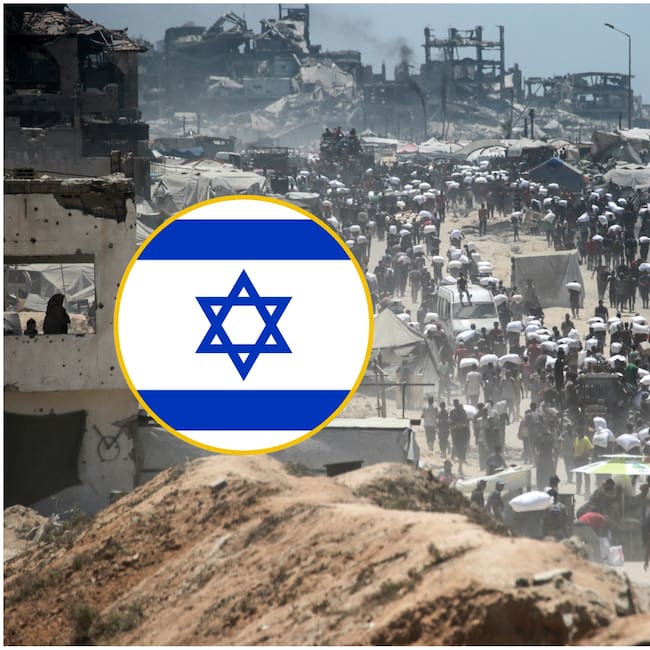 Israel abrió el paso de Zikim, el tercer cruce para el acceso de ayuda humanitaria en Gaza. Foto: AFP.