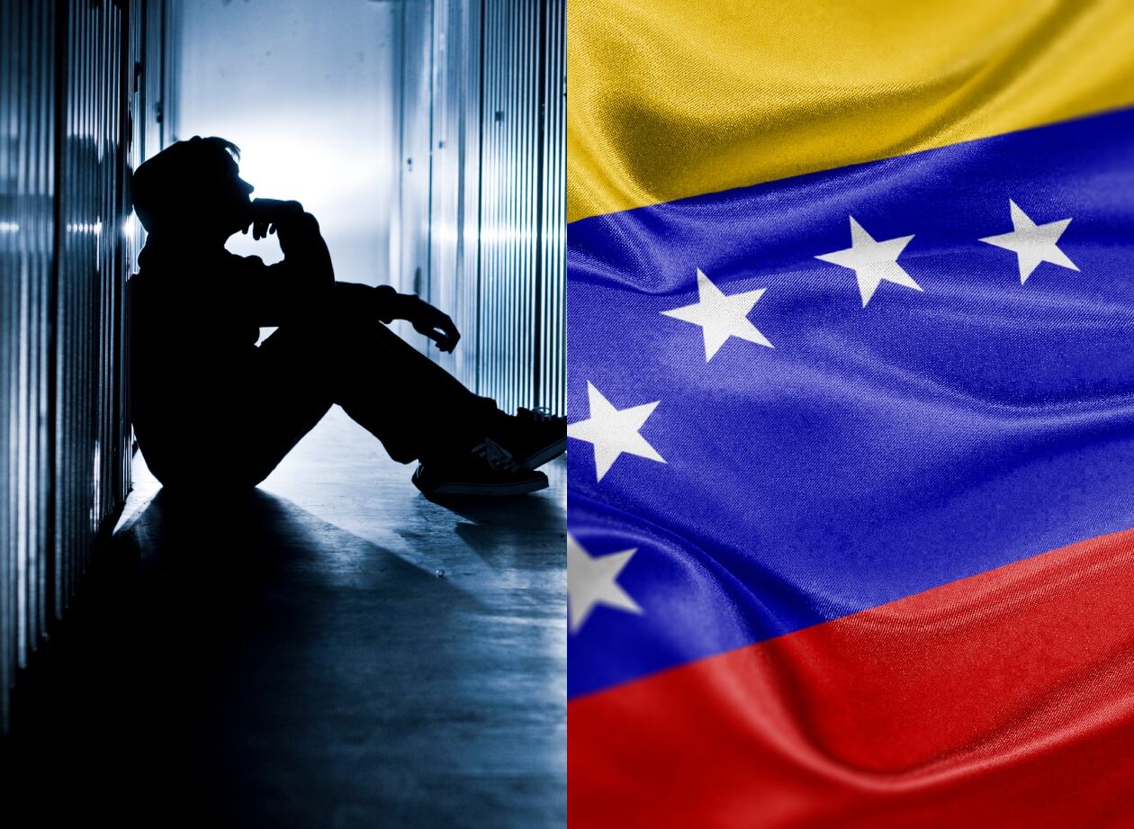 Preso y bandera de Venezuela, imágenes de referencia | Fotos: GettyImages