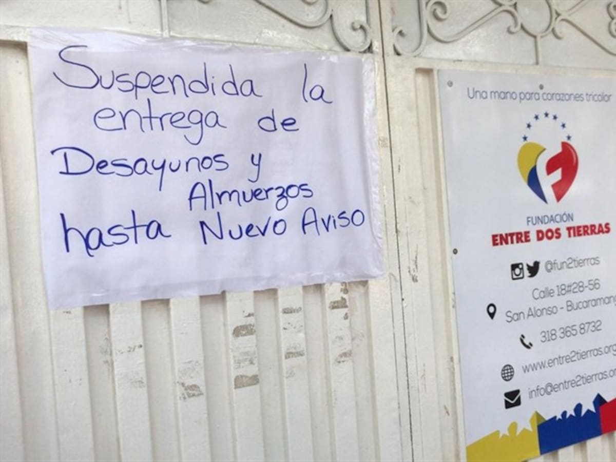 Por tutelas de vecinos suspenden entrega de alimentos a venezolanos en una fundación